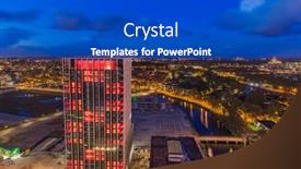  Presentation with amsterdam - Audience pleasing slide deck consisting of amsterdam-cityscape-netherlands-architecture-background backdrop and a cobalt blue colored foreground