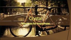  Presentation with canal - Theme featuring amsterdam holland netherlands romantic canal background and a tawny brown colored foreground