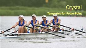  Presentation with rowing - Slides having amsterdam-july-23-dymchenko-kovalova background and a tawny brown colored foreground