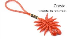  Presentation with raffle lucky draw - PPT theme consisting of amulet - cornicello - italian lucky charm background and a white colored foreground