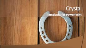  Presentation with good luck - Beautiful PPT theme featuring amulet - fortune and good luck concept backdrop and a red colored foreground