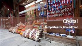  Presentation with istanbul - Amazing slides having amulet - showcase of souvenir shop backdrop and a tawny brown colored foreground