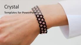  Presentation with elementary school career day and technology and black female - Amazing slides having amulet - stylish black bead bracelet backdrop and a soft green colored foreground