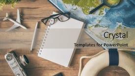  Presentation with adventure - Amazing slides having go on an adventure backdrop and a light gray colored foreground