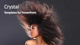  Presentation with black youth - Presentation theme consisting of an african american black background and a dark gray colored foreground