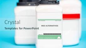  Presentation with flavor - PPT theme enhanced with an-alternative-to-msg-monosodium background and a sky blue colored foreground