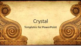  Presentation with rabat - Slides enhanced with an ancient ornamental carved background and a blonde colored foreground