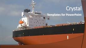  Presentation with north america - Presentation theme enhanced with blue sky with hanging photo background and a tawny brown colored foreground.