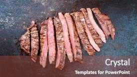  Presentation with sheet metal - Cool new PPT theme with an old metal sheet backdrop and a tawny brown colored foreground