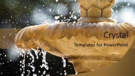  Presentation with water fountain - Cool new slides with trailer hitch for tractors backdrop and a gray colored foreground