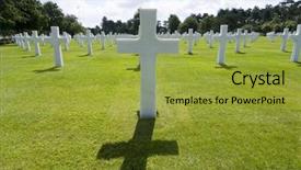  Presentation with war france - Presentation having an unknown world war background and a gold colored foreground