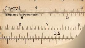  Presentation with number - Colorful presentation theme enhanced with computer ropot - numbers number and scale backdrop and a lemonade colored foreground