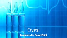  Presentation with anaesthesia - Slide deck with anaesthesia - ampules filled with medicine background and a gray colored foreground