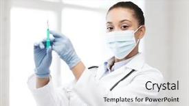  Presentation with medical mhealth healthcare concept - Amazing slide deck having anaesthesia - healthcare and medical concept backdrop and a  colored foreground