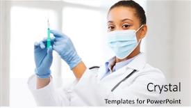  Presentation with medical concept - Slide set enhanced with anaesthesia - healthcare and medical concept background and a white colored foreground