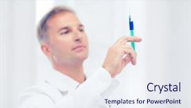  Presentation with medical concept - Colorful slides enhanced with anaesthesia - healthcare and medical concept backdrop and a sky blue colored foreground