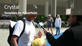  Presentation with news interview - 