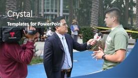  Presentation with news interview - 