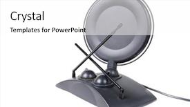  Presentation with antenna - Slides consisting of analogue digital signal - home tv antenna background and a white colored foreground