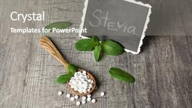  Presentation with sugar cubes - Cool new PPT layouts with analogue of sugar cubes backdrop and a gray colored foreground