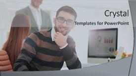  Presentation with mentoring business motivation coaching success - Slide set featuring analys - successul business team working background and a light gray colored foreground