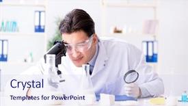  Presentation with street food new york - Cool new slides with analysis milk - food scientist testing new stuff backdrop and a  colored foreground