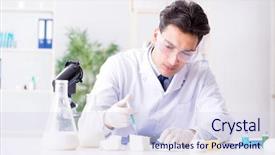  Presentation with street food new york - PPT theme enhanced with analysis milk - food scientist testing new stuff background and a sky blue colored foreground