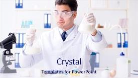  Presentation with street food new york - Theme consisting of analysis milk - food scientist testing new stuff background and a  colored foreground