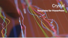  Presentation with market data - Colorful slides enhanced with analysis stock market data backdrop and a tawny brown colored foreground