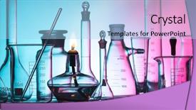  Presentation with analytical chemistry - PPT layouts featuring analytical chemistry instrumental - science and medical background laboratory background and a light blue colored foreground