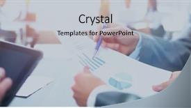  Presentation with digital - Amazing theme having analyze - businessman holding digital tablet backdrop and a light gray colored foreground