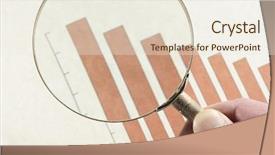  Presentation with internet trend - Audience pleasing presentation theme consisting of analyzing a downward trend backdrop and a cream colored foreground