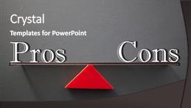  Presentation with work life balance women - Cool new PPT theme with analyzing text - balance concept words and drawing backdrop and a  colored foreground