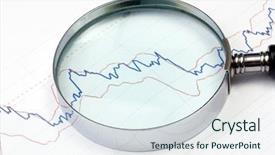  Presentation with stock market - PPT layouts enhanced with analyzing the stock market background and a sky blue colored foreground
