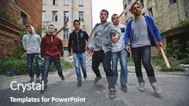  Presentation with bad teachers - Slide set enhanced with anarchy - bad guys background and a gray colored foreground