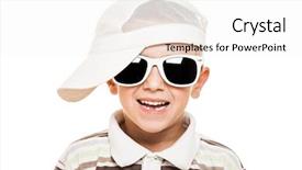  Presentation with child boy hold basket - Amazing slides having anarchy - beauty smiling child boy backdrop and a white colored foreground