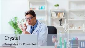  Presentation with doctor in hospital health insurance related icons healthcare person saving medical - Slide set having anatomical heart - funny doctor having fun background and a light blue colored foreground