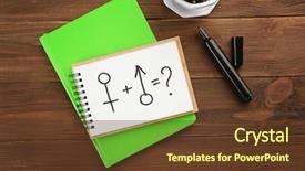  Presentation with exercise - Cool new slide deck with anatomie sexuality - exercise book with male backdrop and a tawny brown colored foreground