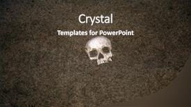  Presentation with sand ocean - Amazing PPT layouts having anatomy - human skull human skull washes backdrop and a tawny brown colored foreground