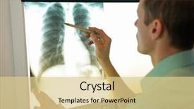  Presentation with chest - Colorful PPT layouts enhanced with anatomy - specialist watching image of chest backdrop and a lemonade colored foreground