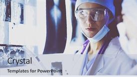  Presentation with anatomy - Amazing presentation design having anatomy - two female women medical doctors backdrop and a light blue colored foreground