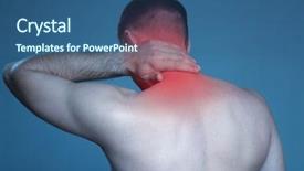  Presentation with autoimmune disease medical concept - Colorful theme enhanced with anatomy ellbow - concept disease pain backdrop and a  colored foreground