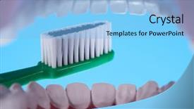  Presentation with ethics in health care - Slide deck having anatomy nerves - dental health care objects background and a light blue colored foreground