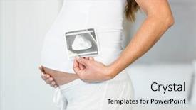  Presentation with anatomy uterus - Amazing PPT layouts having anatomy uterus - midsection of pregnant woman holding backdrop and a light gray colored foreground
