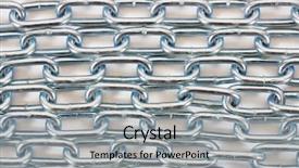  Presentation with commitment on chrome carabine - Theme with anchor chains - chrome chain background background and a light gray colored foreground