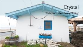  Presentation with anchor - Cool new theme with anchor chains - little house where oysters are backdrop and a  colored foreground