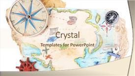  Presentation with treasure map - Presentation design featuring male doctor on a gray background using a virtual reality glasses looking at a virtual heart background and a lemonade colored foreground