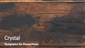  Presentation with old wooden door antique - Audience pleasing PPT theme consisting of anciant paints - old wooden surface background scuffed backdrop and a  colored foreground
