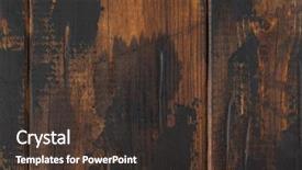  Presentation with old wooden door antique - Cool new slide deck with anciant paints - old wooden surface background scuffed backdrop and a  colored foreground