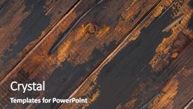 Presentation with rustic old wood texture - Amazing presentation theme having anciant paints - old wooden surface background scuffed backdrop and a  colored foreground